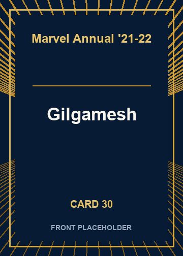 Gilgamesh front artwork