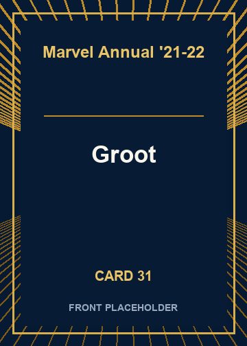 Groot front artwork