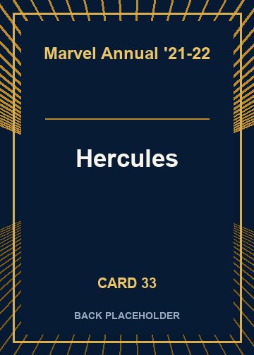 Hercules back artwork