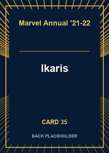 Ikaris back artwork