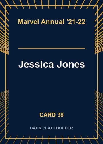 Jessica Jones back card image