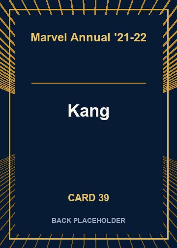 Kang back card image