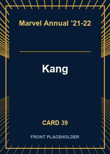 Kang front card image
