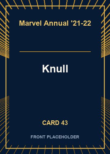 Knull front card image