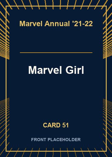 Marvel Girl card thumbnail