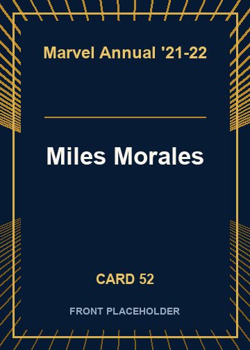 Miles Morales card thumbnail