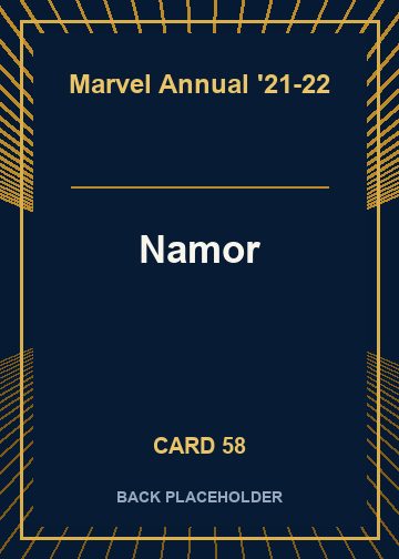 Namor back card image