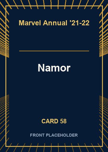 Namor front card image