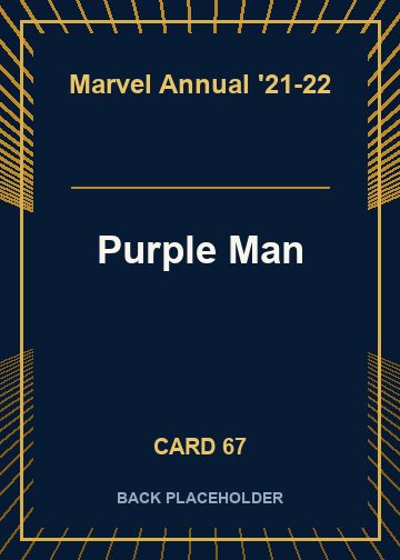 Purple Man back card image