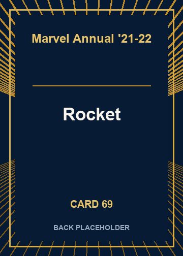 Rocket back card image