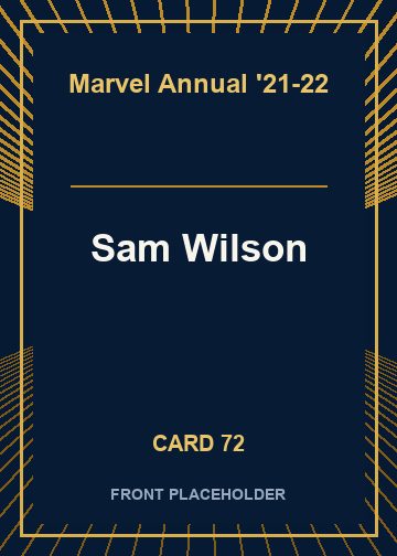 Sam Wilson card thumbnail