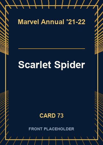 Scarlet Spider card thumbnail