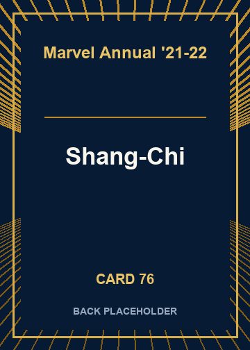Shang-Chi back card image