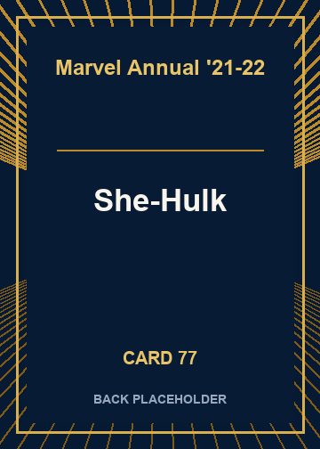She-Hulk back card image