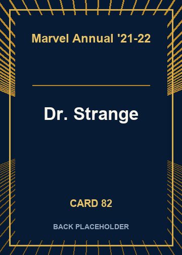 Dr. Strange back card image