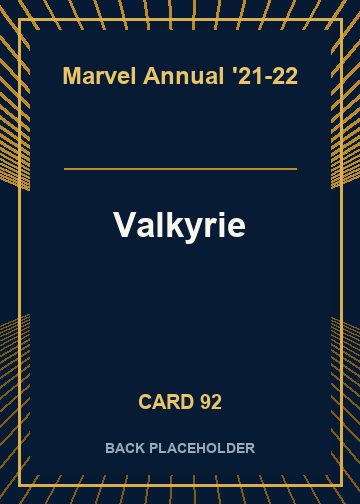 Valkyrie back card image