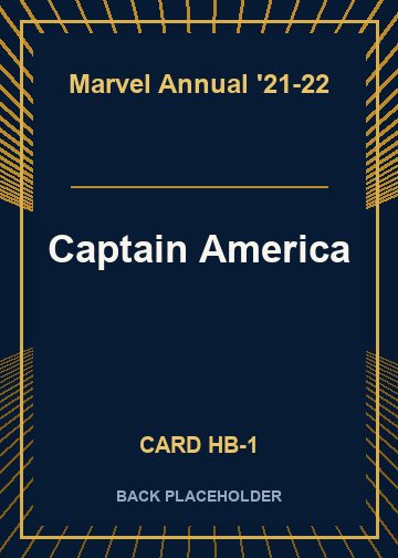 Captain America back card image