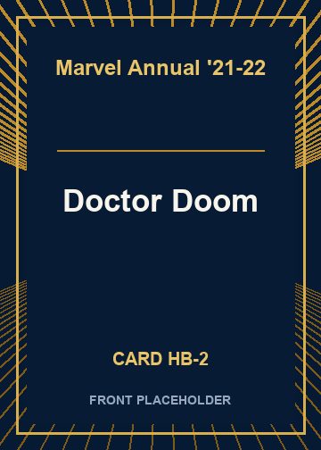Doctor Doom card thumbnail