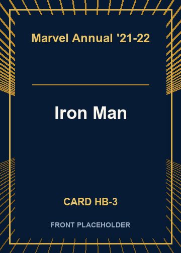 Iron Man card thumbnail