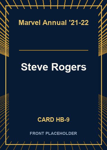 Steve Rogers card thumbnail