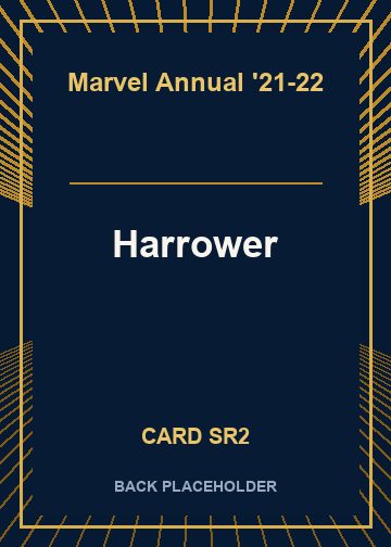 Harrower back card image