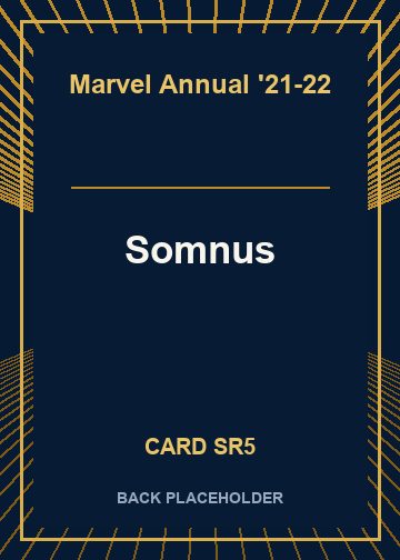 Somnus back card image