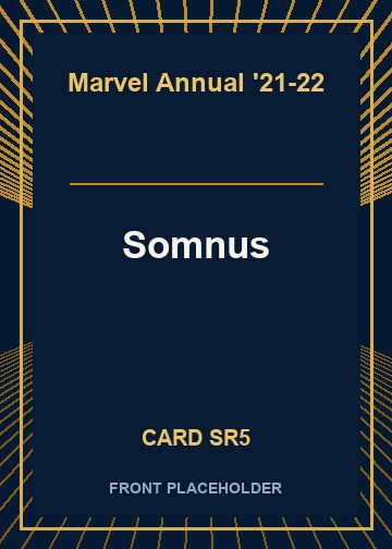 Somnus front card image