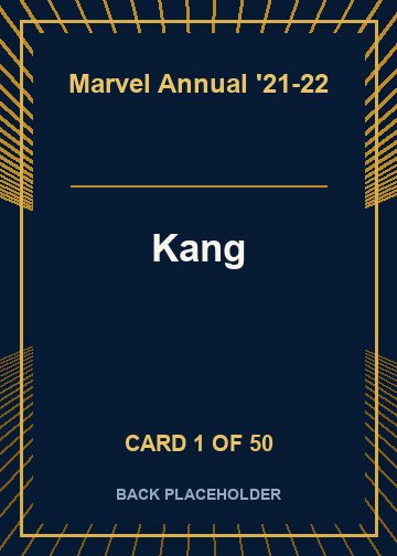 Kang back card image