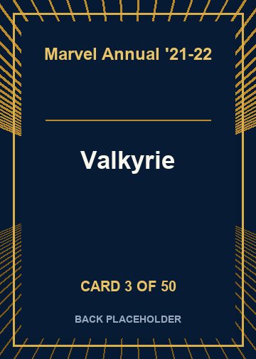 Valkyrie back card image