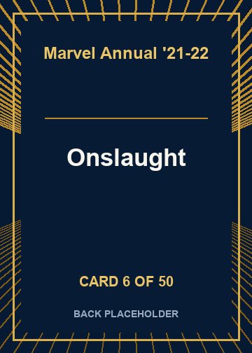 Onslaught back card image
