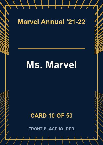Ms. Marvel card thumbnail