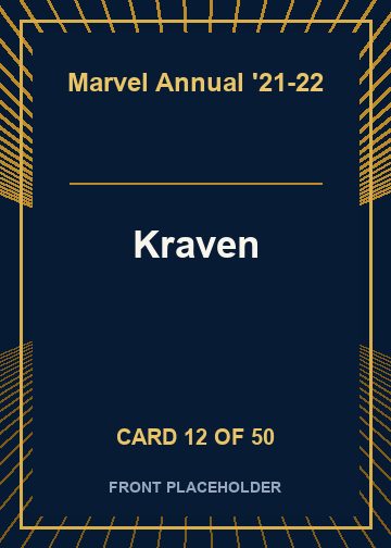 Kraven card thumbnail