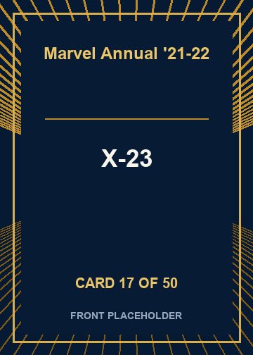 X-23 card thumbnail