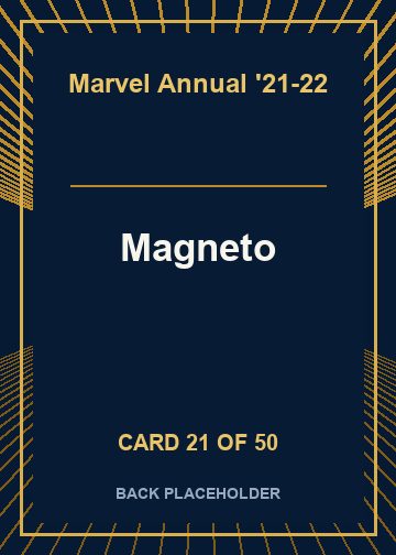 Magneto back card image