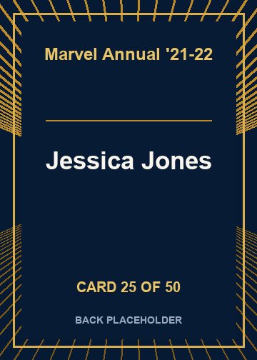 Jessica Jones back card image
