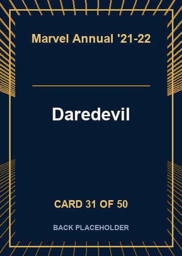 Daredevil back card image