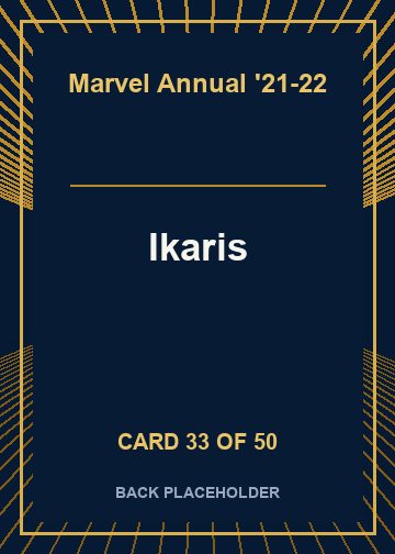 Ikaris back card image