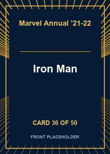 Iron Man card thumbnail