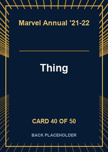Thing back card image