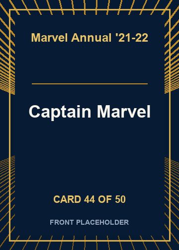 Captain Marvel card thumbnail