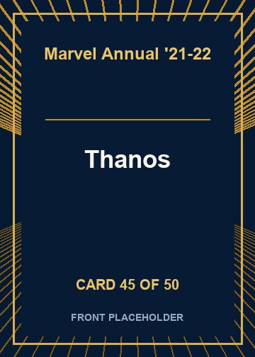 Thanos card thumbnail