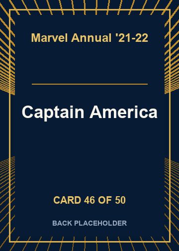Captain America back card image