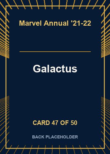 Galactus back card image