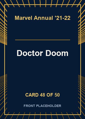 Doctor Doom card thumbnail
