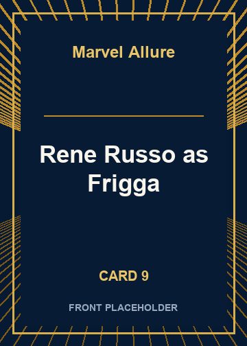 Rene Russo as Frigga front artwork