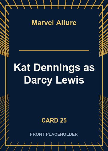 Kat Dennings as Darcy Lewis front artwork
