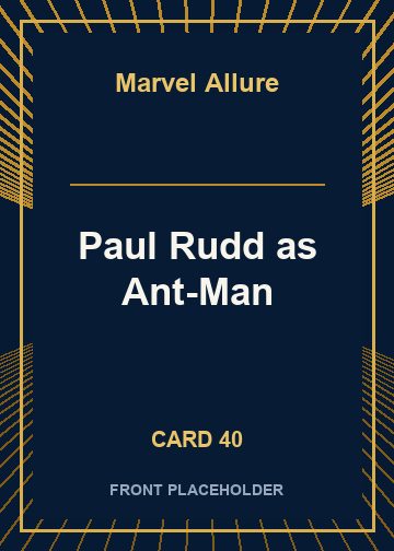 Paul Rudd as Ant-Man card thumbnail