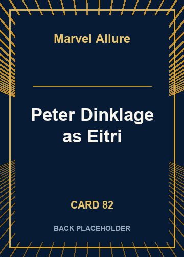 Peter Dinklage as Eitri back card image