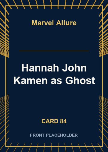 Hannah John Kamen as Ghost card thumbnail