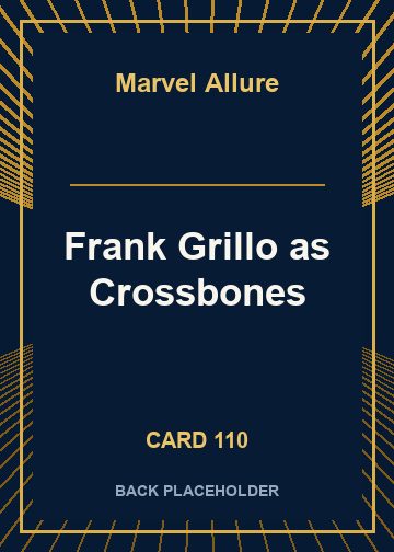 Frank Grillo as Crossbones back card image